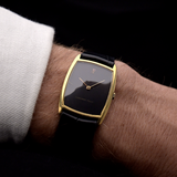 Audemars Piguet 18k Rettangolare Nero anni '80