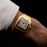Cartier Santos 18k Galbée anni '90