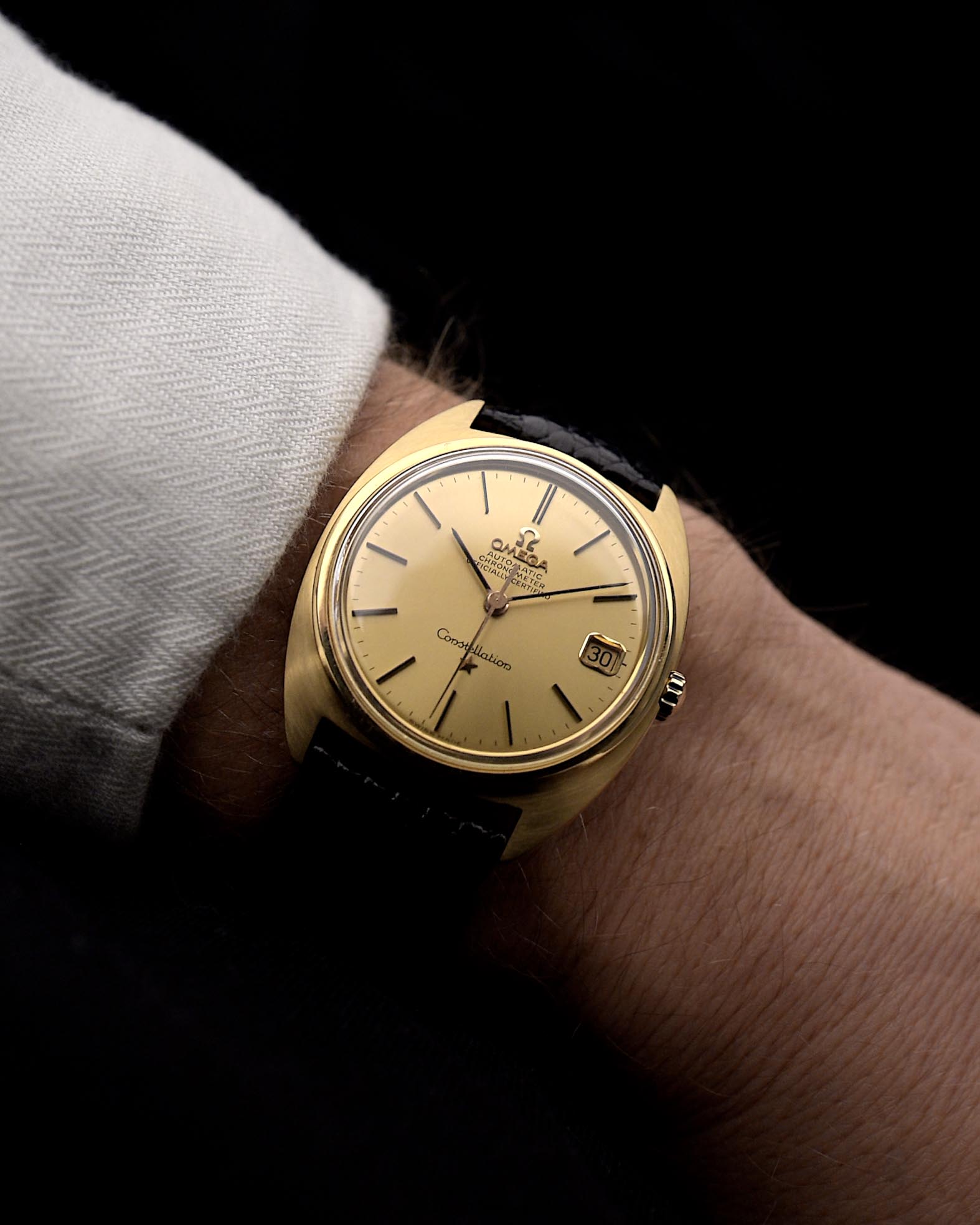 Vintage Omega Constellation 168009 C-Shape 1966