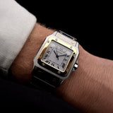 Cartier Santos Carrée bicolore anni '80