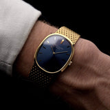 Patek Philippe Ellipse d'Or 18k Blu anni '70