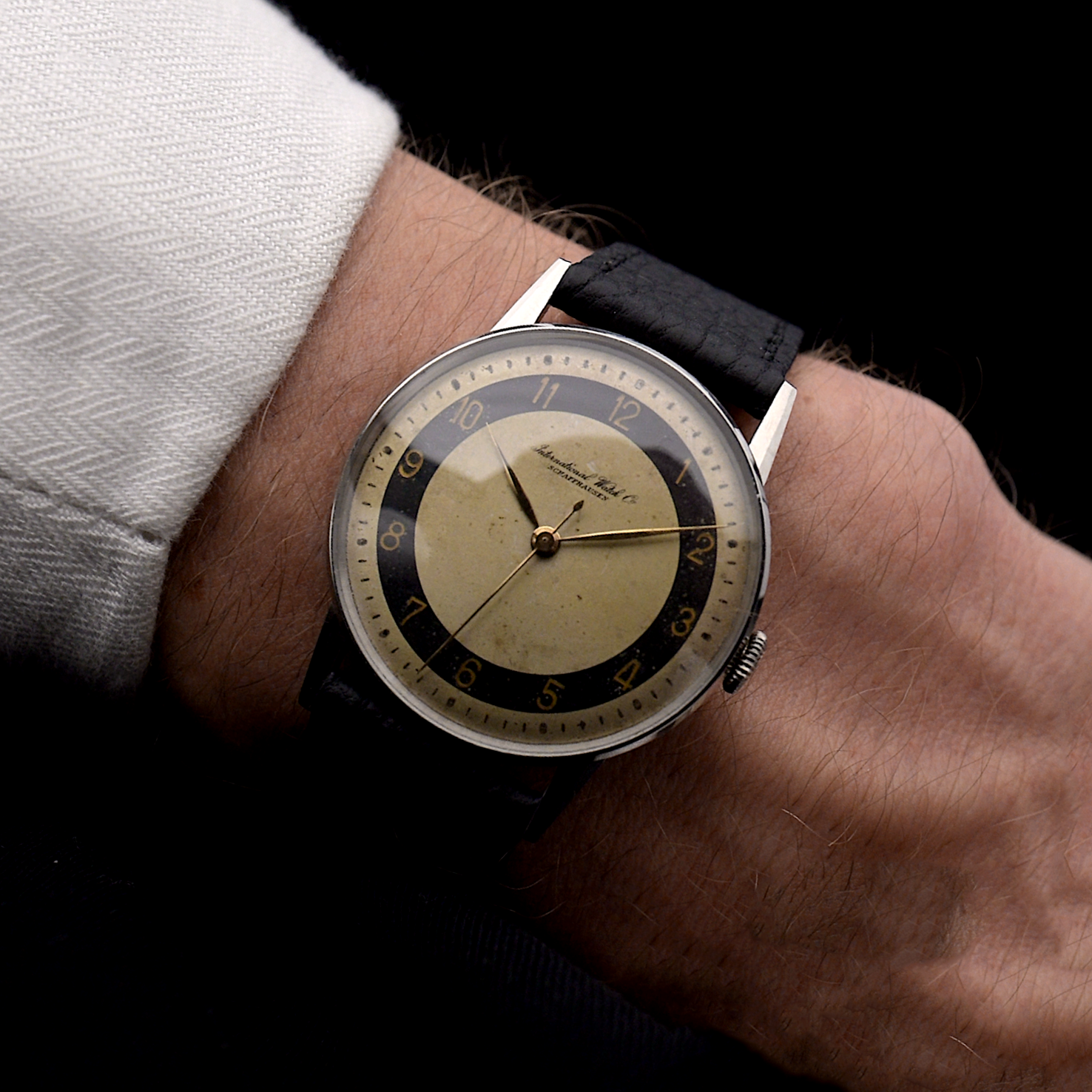 Vintage IWC Cal. 61 bicolore anni '40