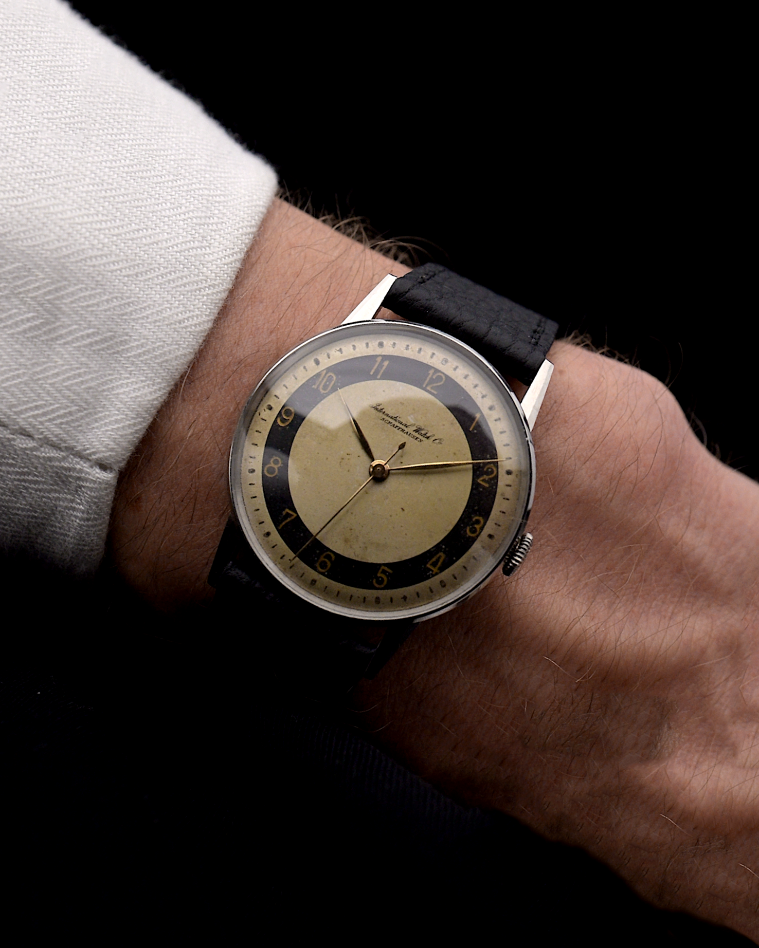 Vintage IWC Cal. 61 bicolore anni '40