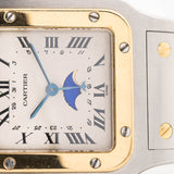 Cartier Santos Carrée Data della Luna 1990