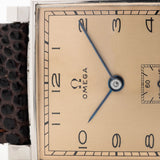 Omega Salmone Quadrato Art Deco 1935