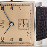 Omega Salmone Quadrato Art Deco 1935