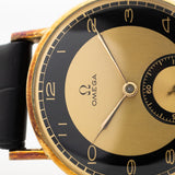 Omega Art Deco bicolore 1943 Nos