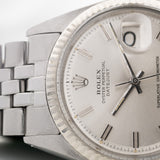Rolex Datejust Pie Pan Argento 1972