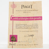 Piaget Protocole in oro bianco 18k 1970