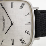 Iwc Roman rettangolare in lino 1973