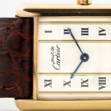 Cartier Tank Vermeil 1990
