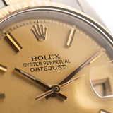 Rolex Datejust Two Tone Pie Pan Oro 1969