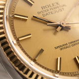 Rolex Datejust Two Tone Pie Pan Oro 1969