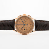 Cronografo Jaeger in bronzo 18k anni '40
