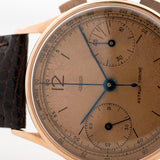 Cronografo Jaeger in bronzo 18k anni '40
