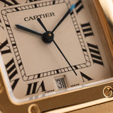 Cartier Santos 18k Galbée anni '90