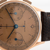Cronografo Jaeger in bronzo 18k anni '40