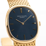 Patek Philippe Ellipse d'Or 18k Blu anni '70