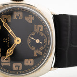 Omega Art Deco Cuscino Nero anni '30