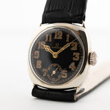 Omega Art Deco Cuscino Nero anni '30
