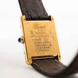 Cartier Tank Vermeil 1990