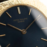 Patek Philippe 18k Quadrato Blu Corteccia anni '70