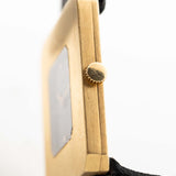 Piaget 18k Rettangolare Nero anni '70