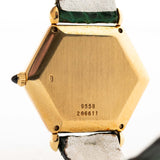 Piaget 18k Hexagon Malachit anni '70