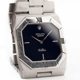 Rolex Cellini Octagon 18k Blu 1970s