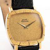 Piaget TV Automatico 18k Bark anni '70