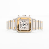 Cronografo Cartier Santos Galbée anni 2000