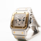 Cronografo Cartier Santos Galbée anni 2000