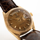 Rolex Day-Date Florentine Pie Pan 18k 1961