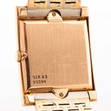 Piaget 18k Trinity rettangolare 1970