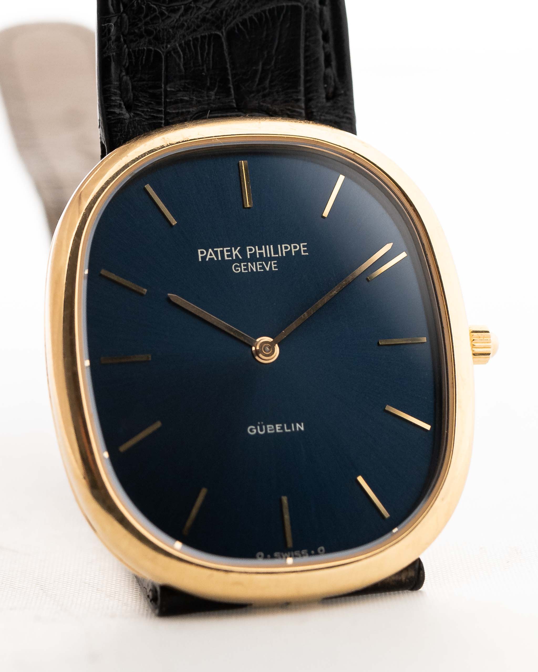 Vintage Patek Philippe Ellipse 3738 Jumbo Gübelin 1990s Quadrante