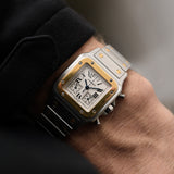 Cronografo Cartier Santos Galbée anni 2000