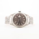 Rolex Datejust Pie Pan Grigio Set completo 1968