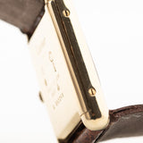Cartier Tank Vermeil Borgogna anni '80