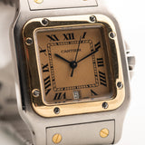Cartier Santos Galbée Marrone anni '90