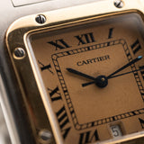 Cartier Santos Galbée Marrone anni '90