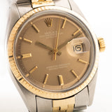 Rolex Datejust Pie Pan Two Tone Ghost 1973
