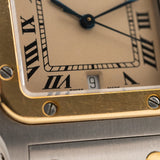 Cartier Santos Galbée Marrone anni '90