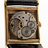 Omega Art Deco rettangolare 18k 1930