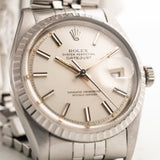 Rolex Datejust Pie Pan Argento 1978