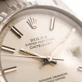Rolex Datejust Pie Pan Argento 1978