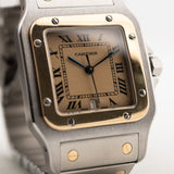 Cartier Santos Galbée bicolore 1990