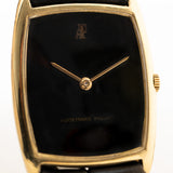 Audemars Piguet 18k Rettangolare Nero anni '80