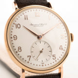 IWC Sub Second 18k Rose 1947