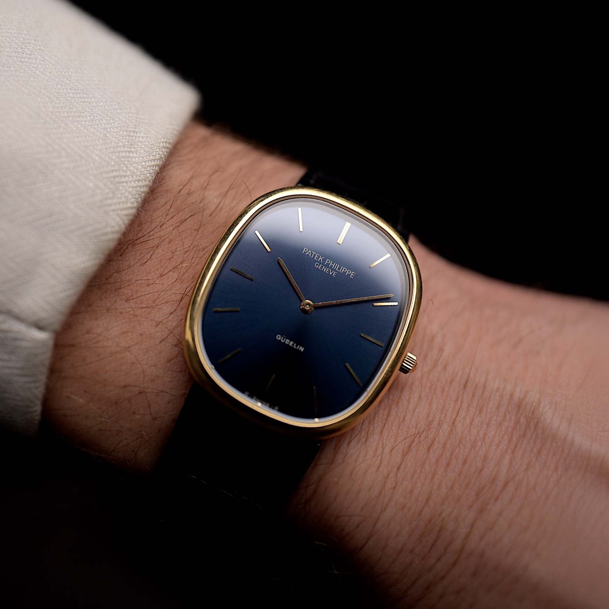 Vintage Patek Philippe Ellipse 3738 Jumbo Gübelin anni '90