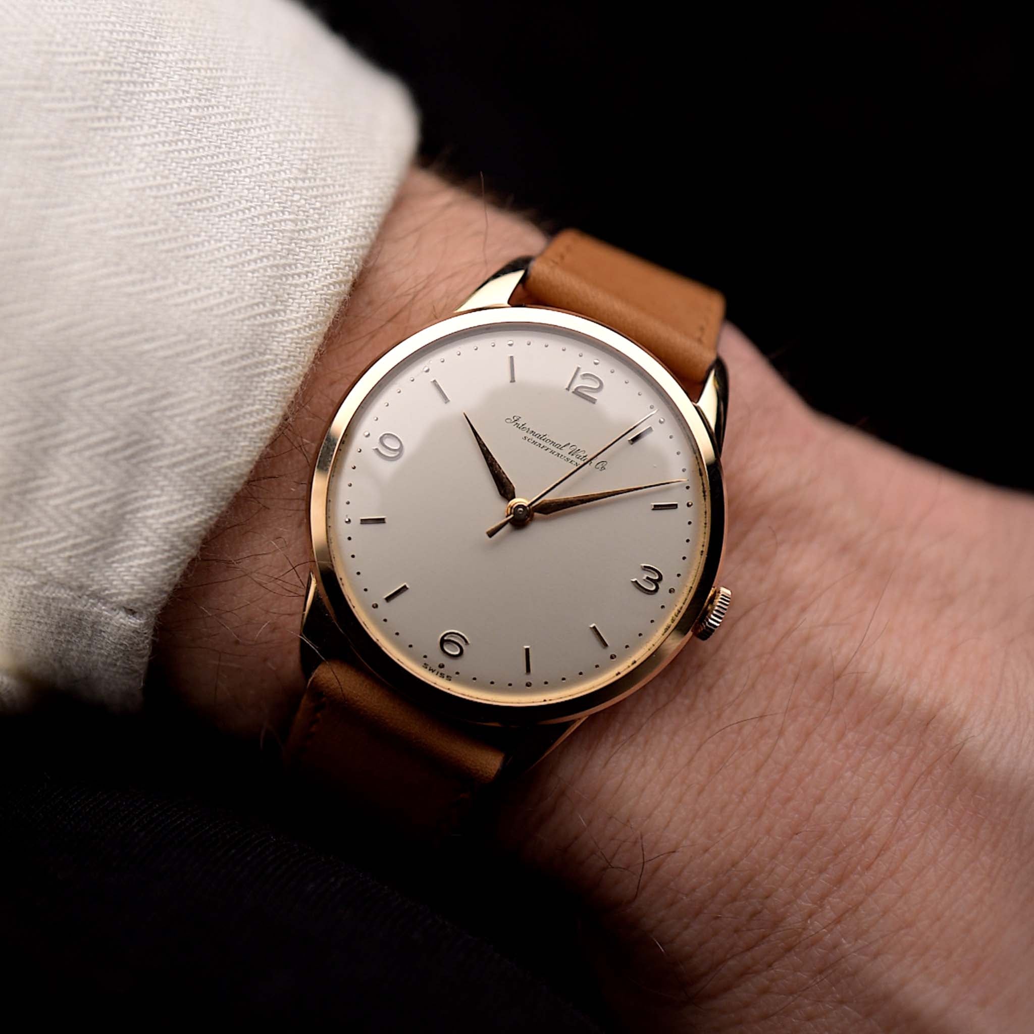 Orologio vintage IWC Cal. 89 18k Rose 1958 Orologio IWC